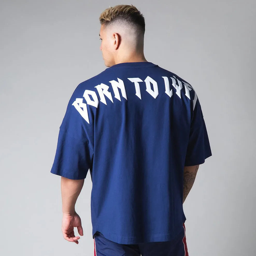 Men's Fitness Loose Top Elastic Short Sleeve - Bellarte Enchanté Men's Fitness Loose Top Elastic Short Sleeve